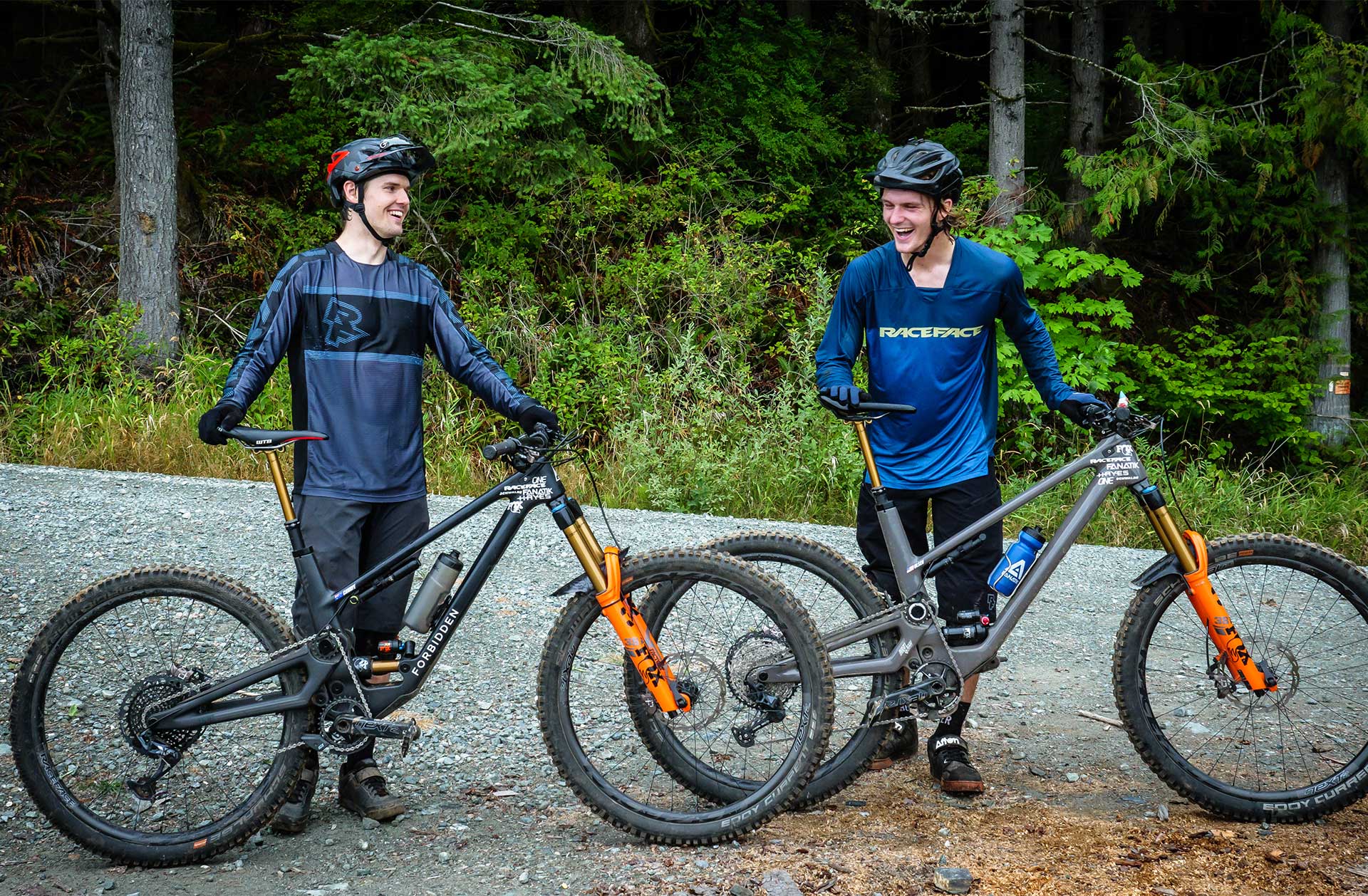 The Fanatik Enduro Team: Eric Olsen and Andrew Cavaye