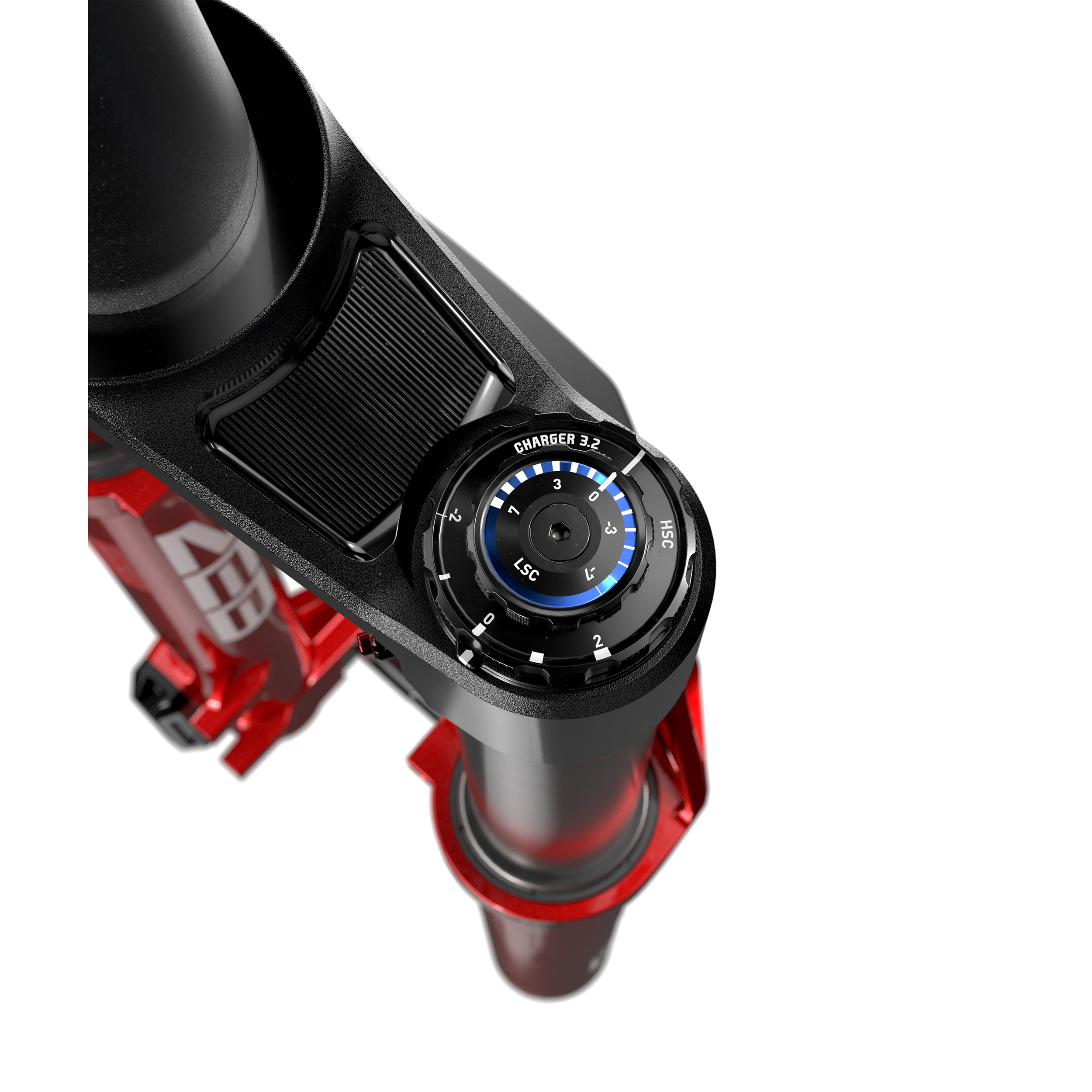ZEB Ultimate Fork - 29" - Charger 3.2 RC2 - 180mm - Electric Red - 44mm Offset - B1 - Fanatik Outlet