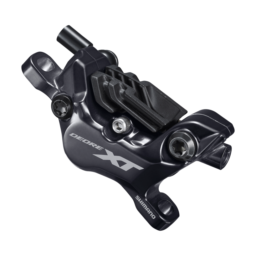 XT BR-M8120 4-Piston Disc Brake Caliper, Front or Rear, w/Metal Pads