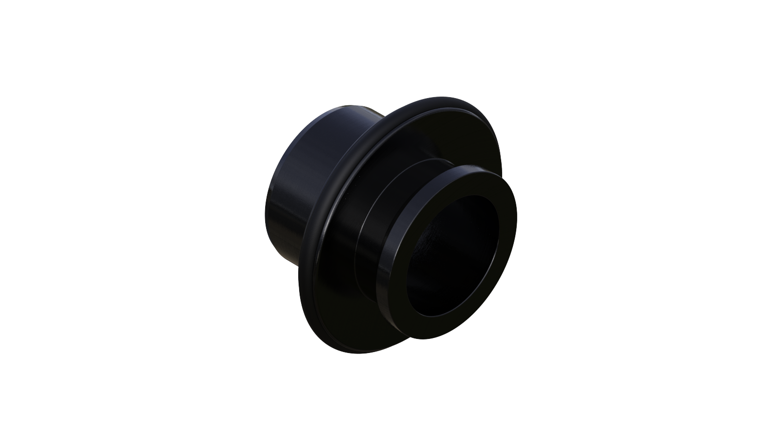 Vesper Front Hub Endcap Right 15mm Black
