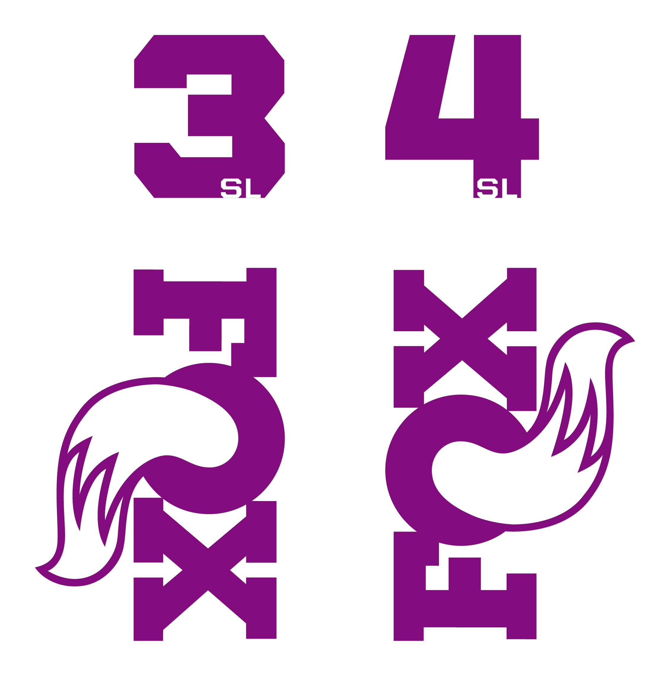 Fox 34SL Die Cut Decal Kit - MY2026