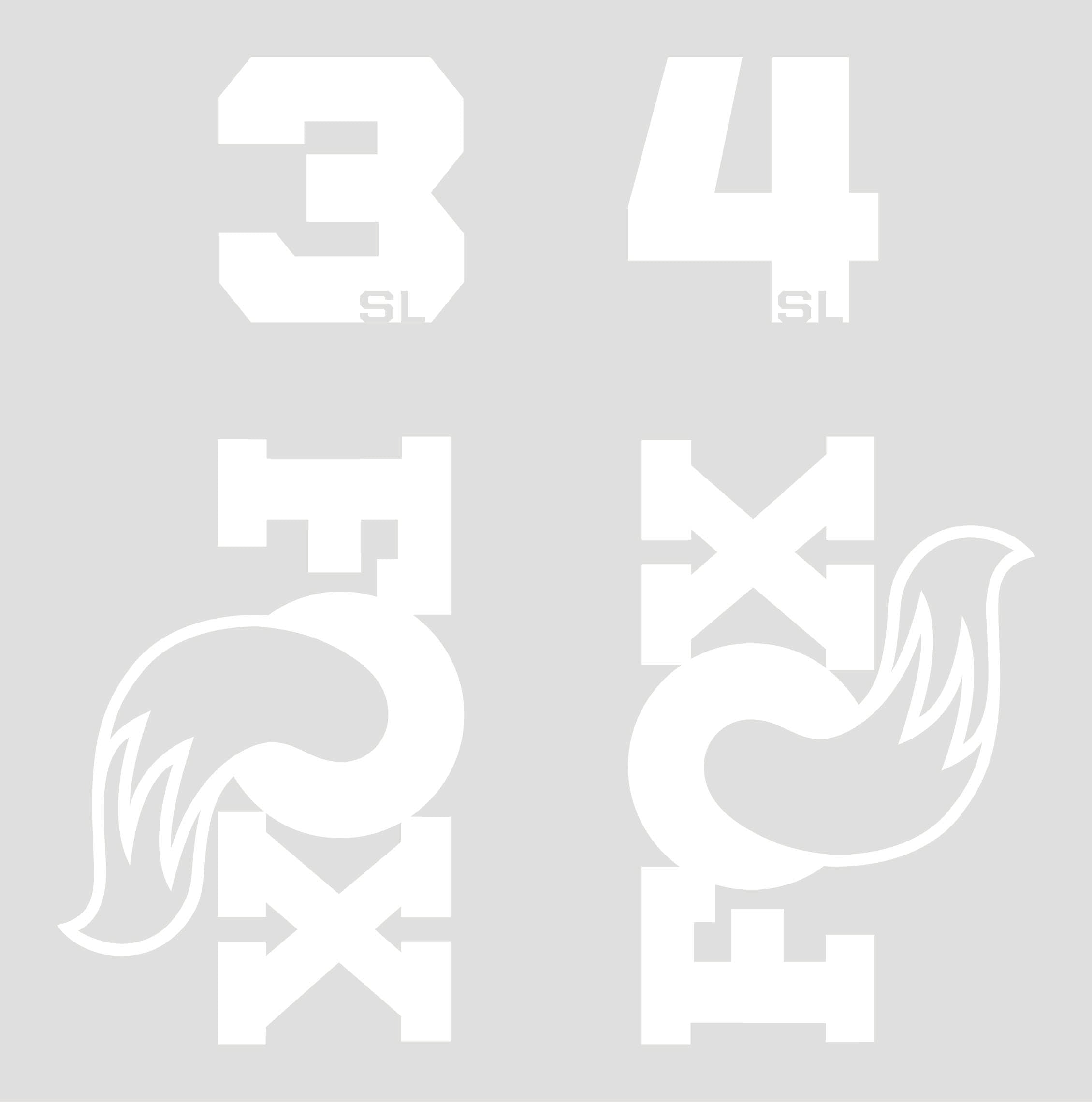 Fox 34SL Die Cut Decal Kit - MY2026
