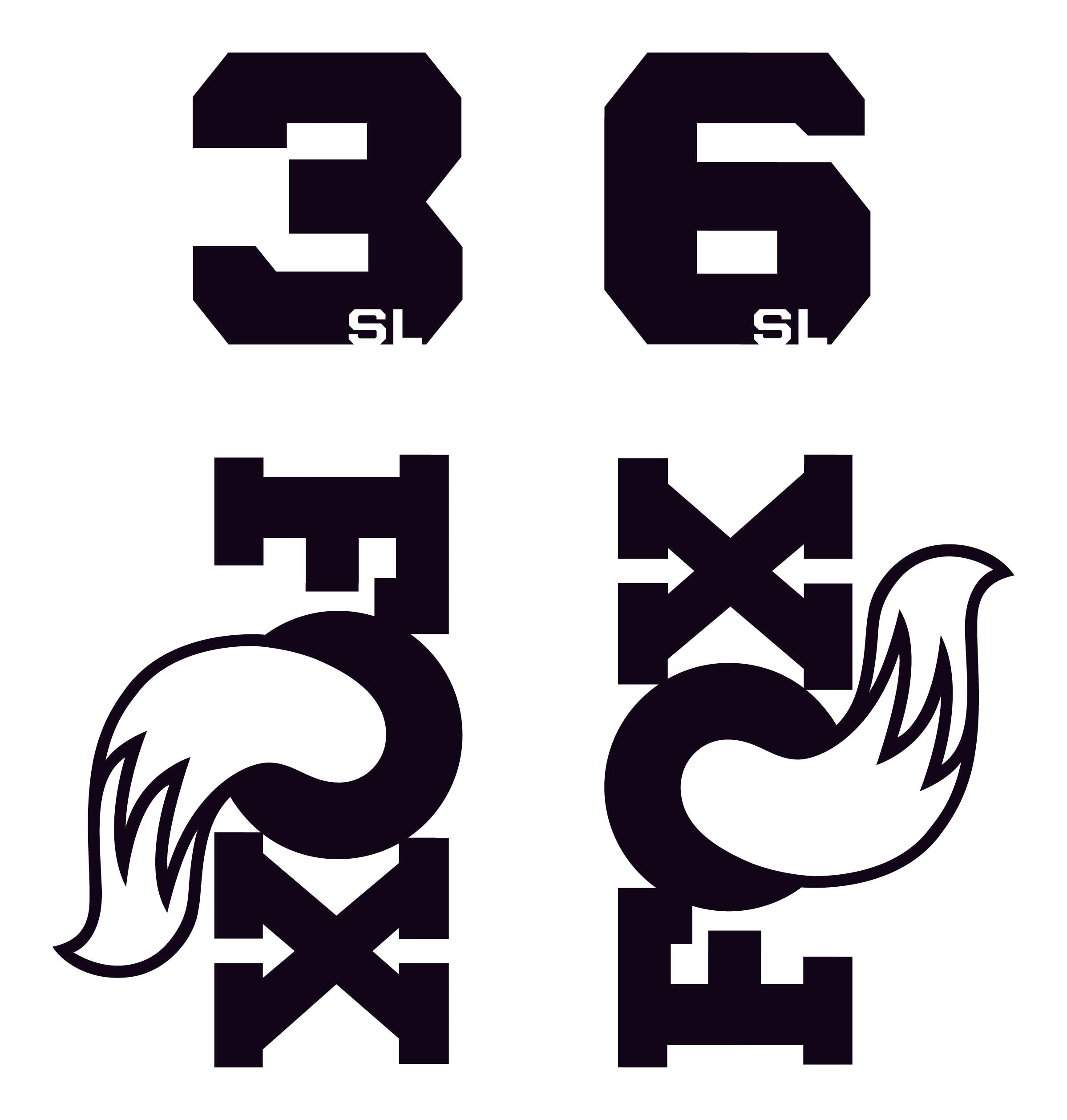 Fox 36SL Die Cut Decal Kit - MY2026