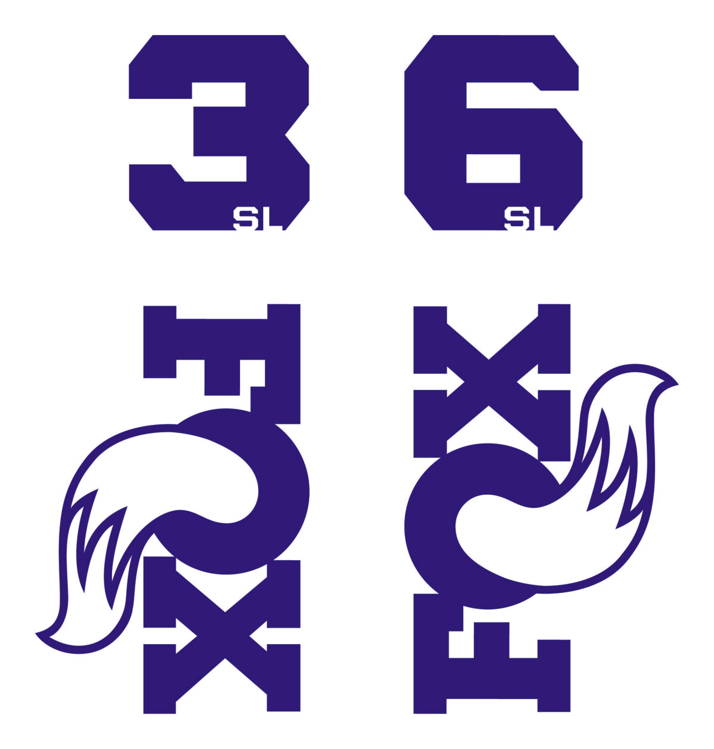 Fox 36SL Die Cut Decal Kit - MY2026