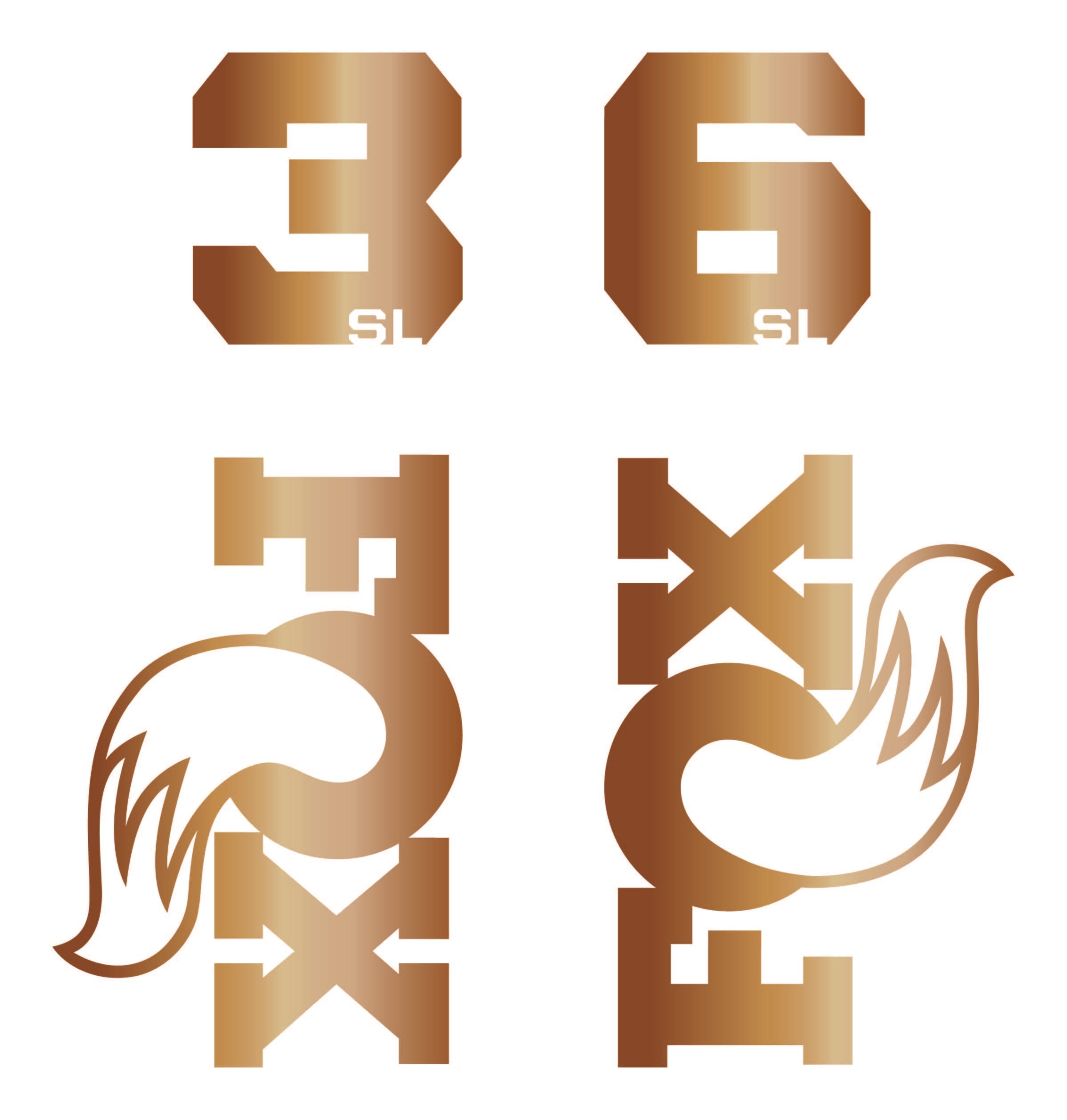 Fox 36SL Die Cut Decal Kit - MY2026