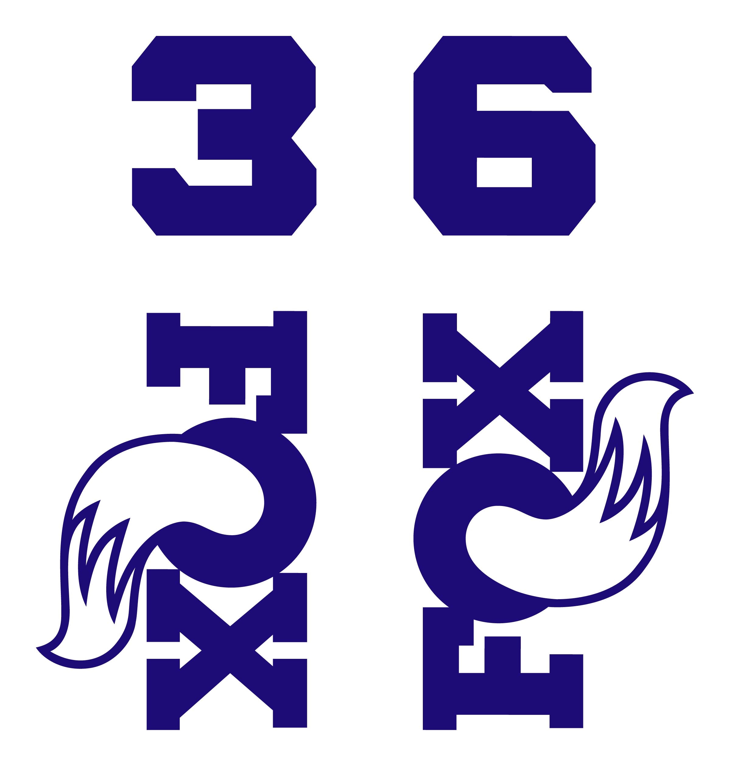 Fox 36 Die Cut Decal Kit - MY2026