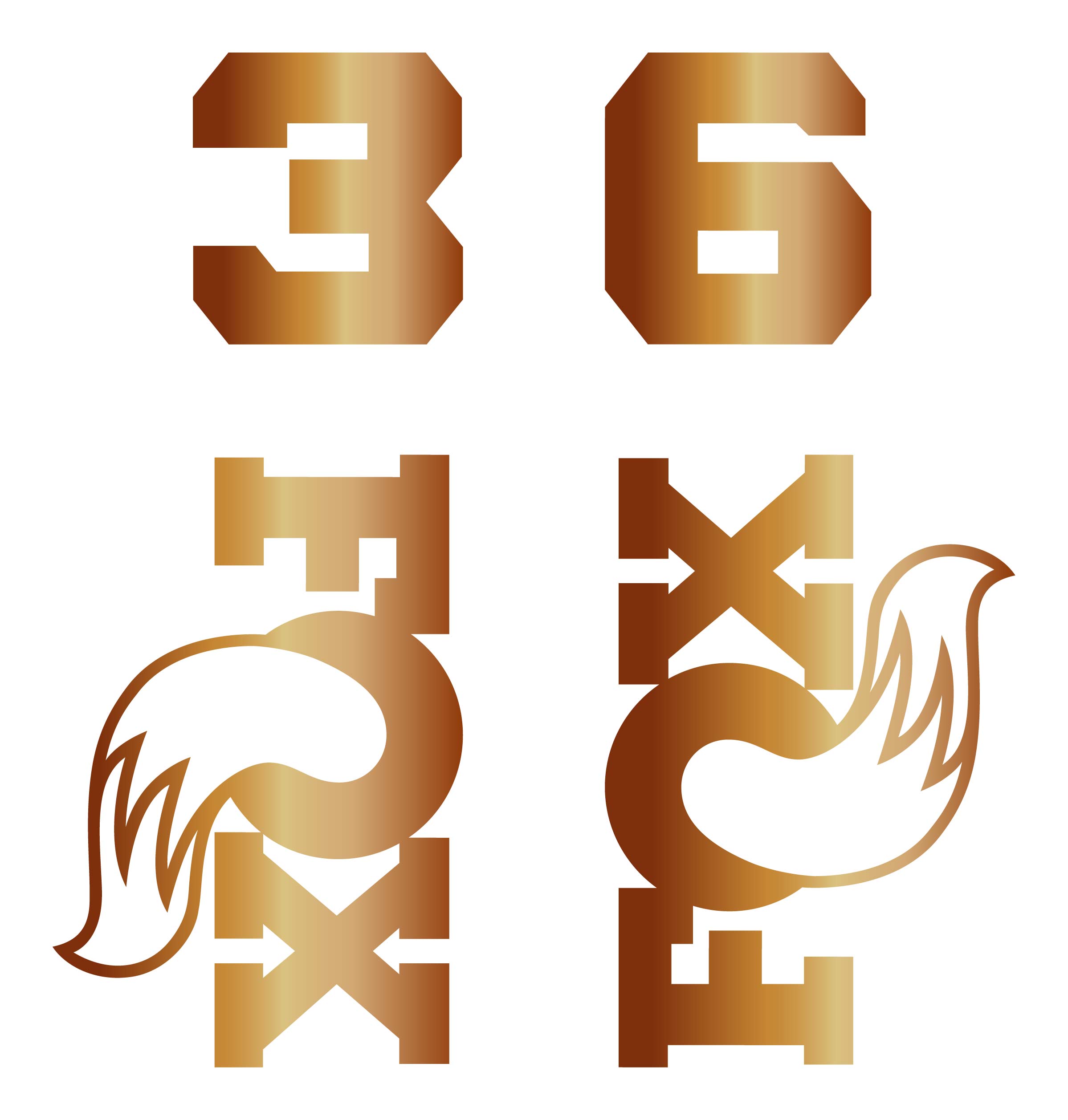Fox 36 Die Cut Decal Kit - MY2026
