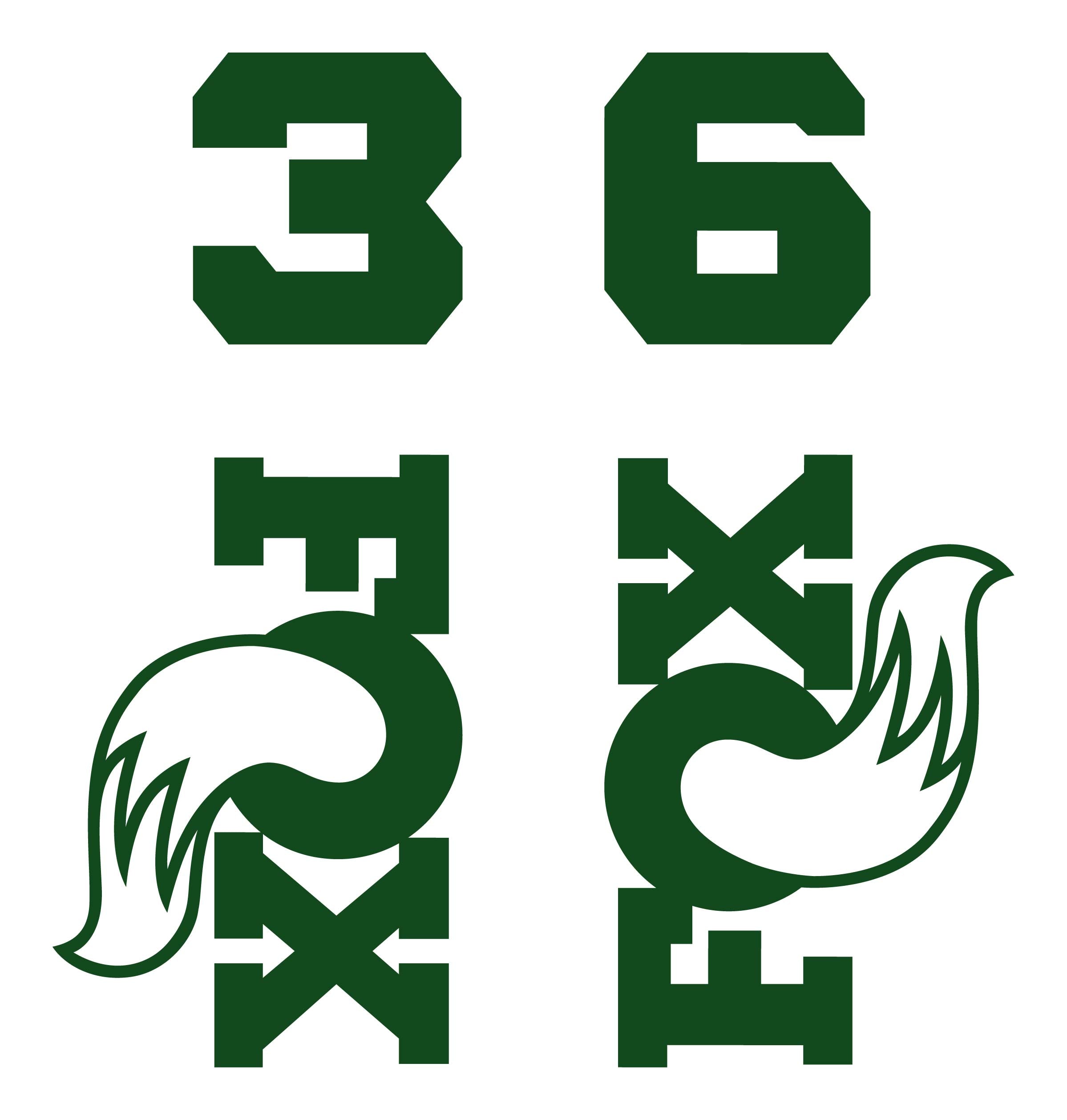 Fox 36 Die Cut Decal Kit - MY2026