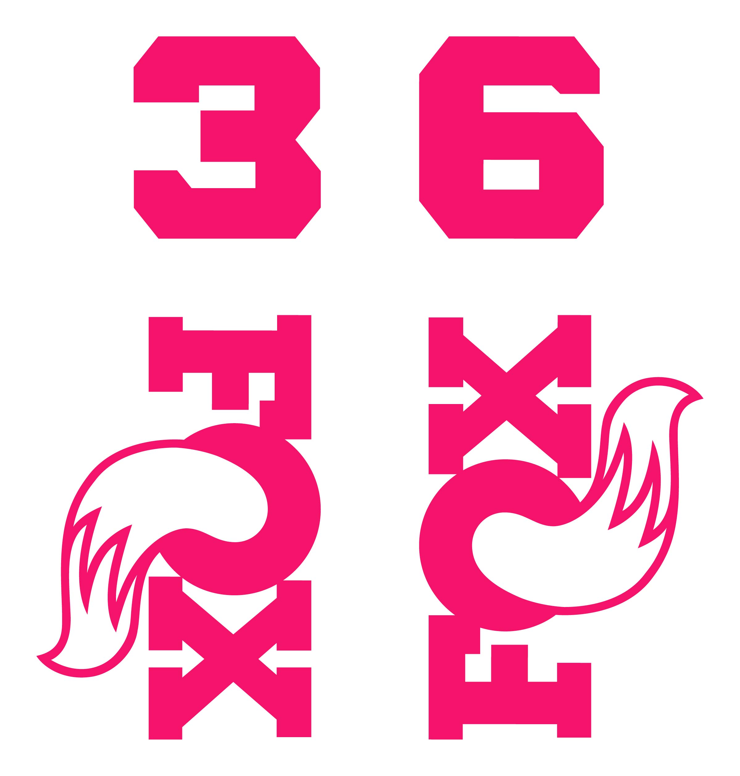 Fox 36 Die Cut Decal Kit - MY2026