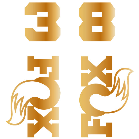 Fox 38 Die Cut Decal Kit - MY26