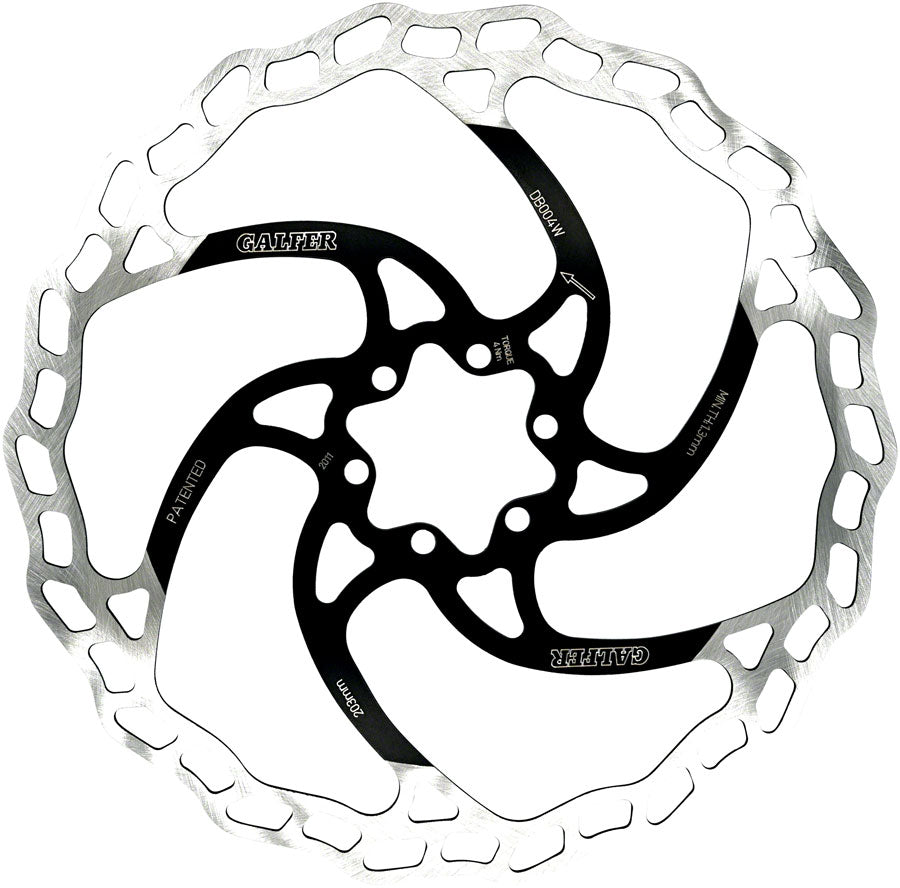 MTB/E-Bike Disc Brake Rotor - 6-Bolt