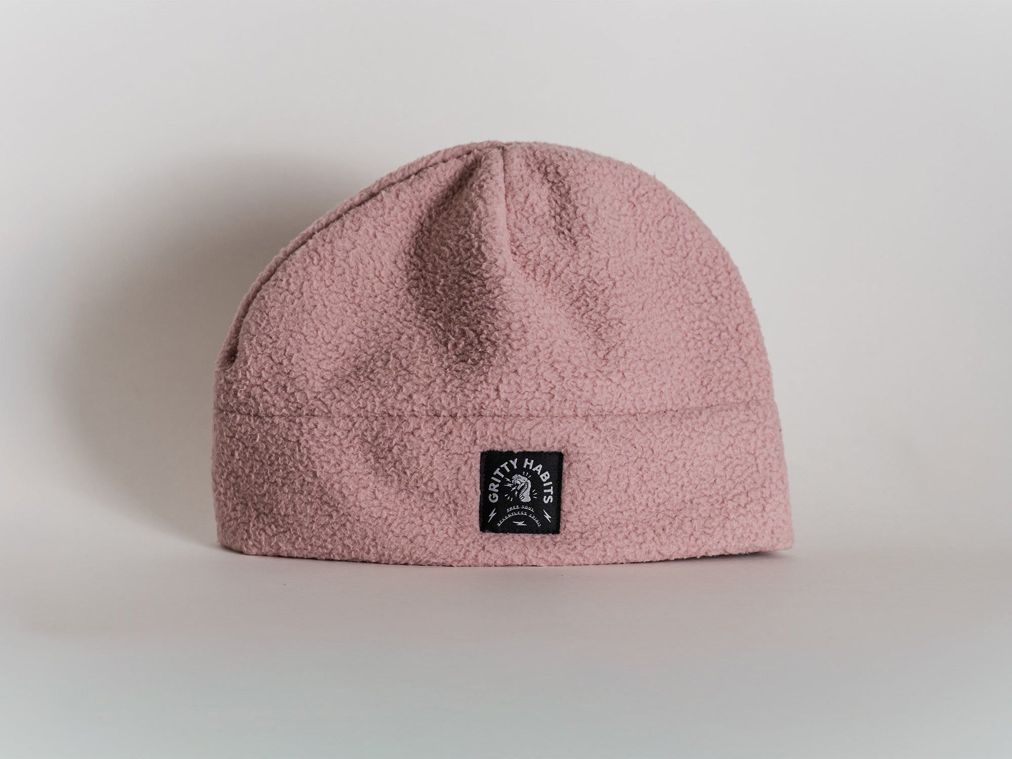 High Pile Fleece Beanie - Dusty Rose