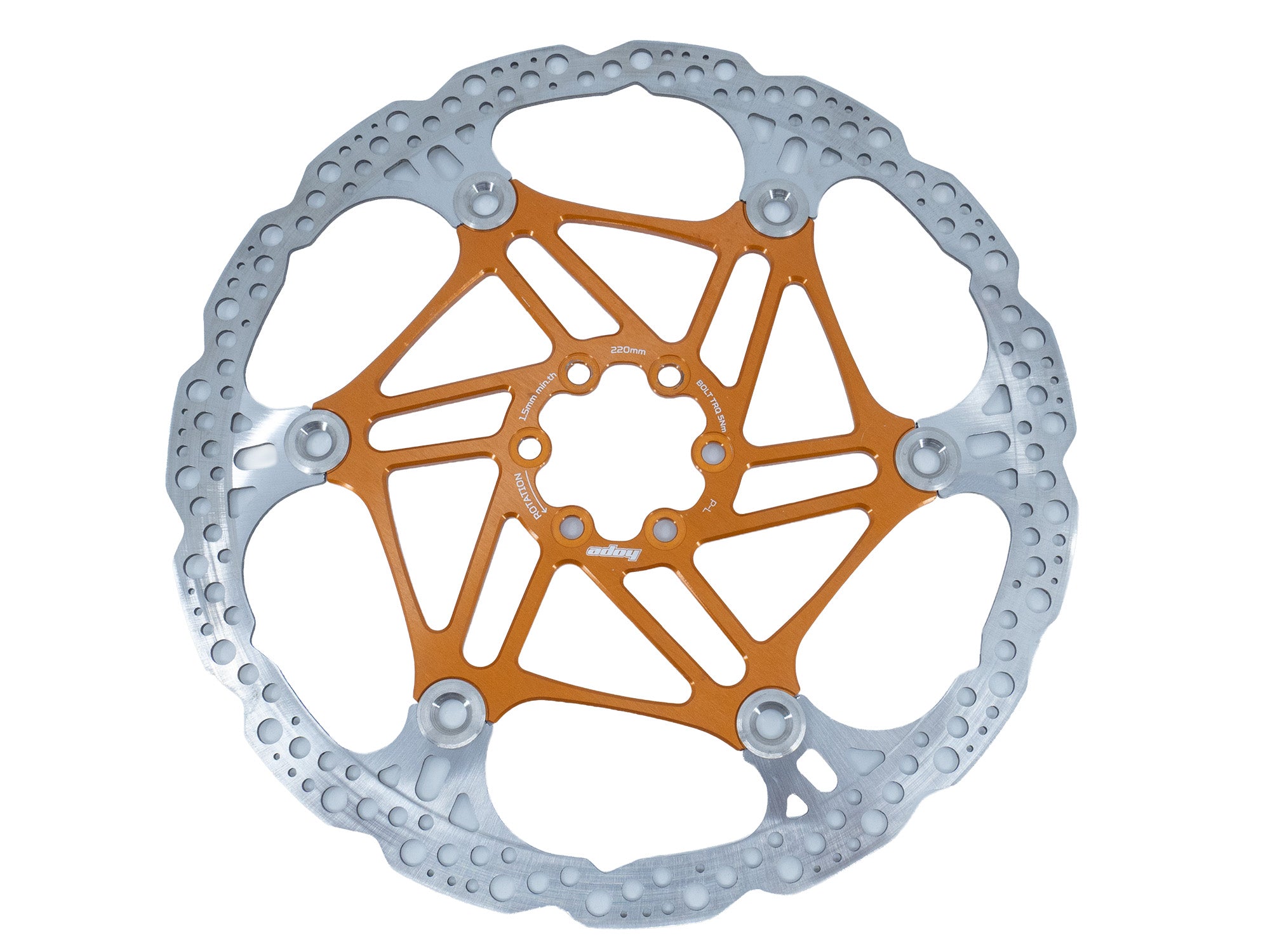 Floating Rotor - Orange - 220mm - Fanatik Outlet