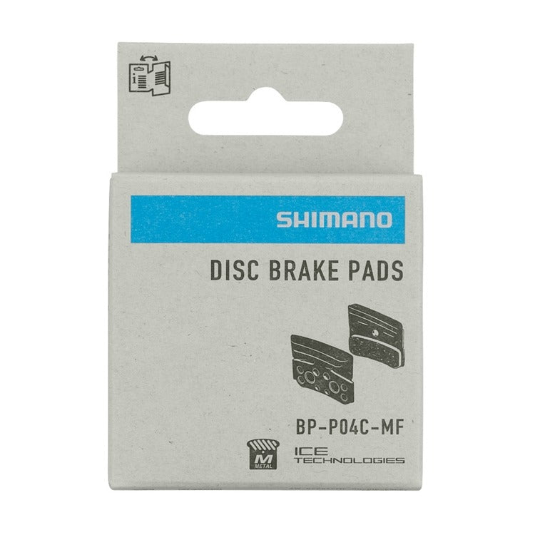 P04C-MF Metal Disc Brake Pads w/ Fins