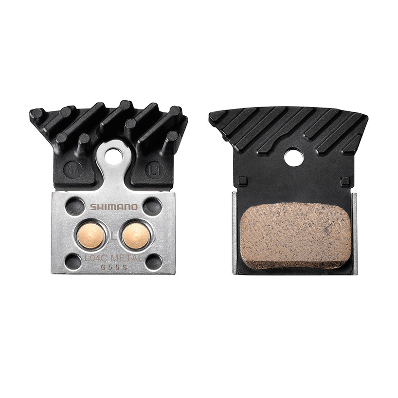 L04C-MF Finned Metal Brake Pads