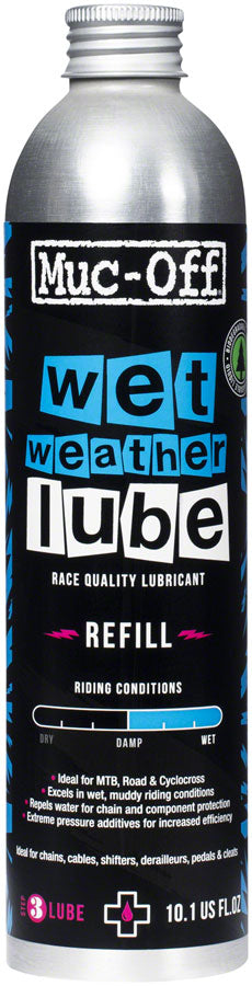Bio Wet Bike Chain Lube - 300ml Aluminum Refill Bottle
