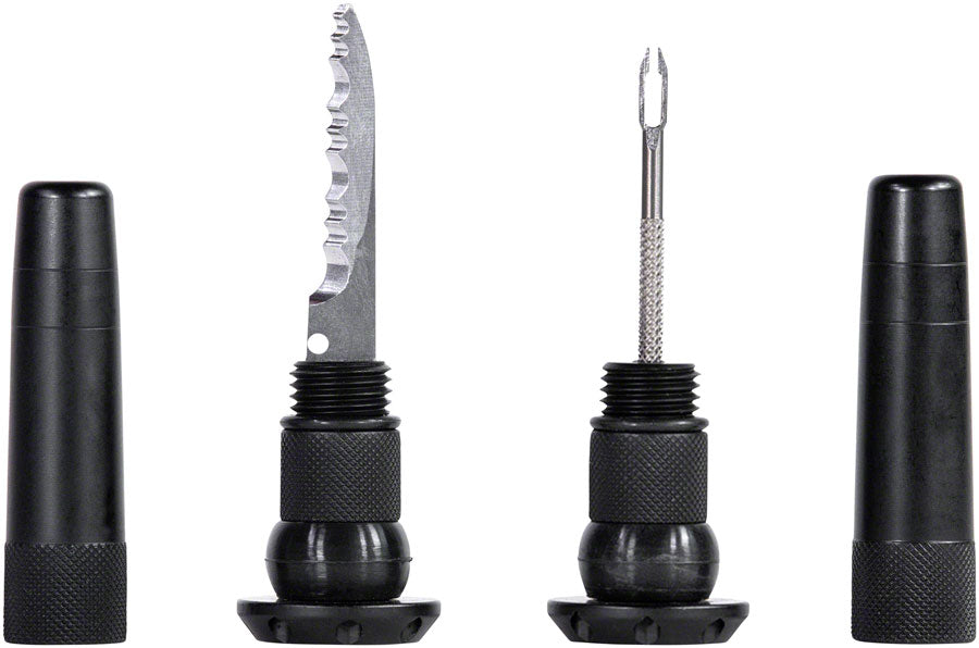 Stealth Tubeless Puncture Plugs Tire Repair Kit - Bar-End Mount Pair