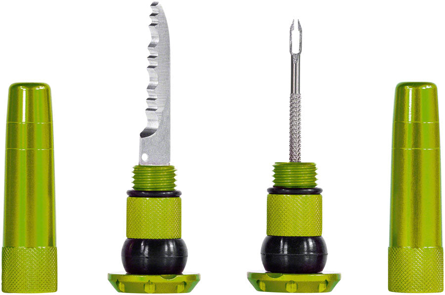 Stealth Tubeless Puncture Plugs Tire Repair Kit - Bar-End Mount Pair