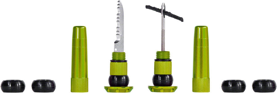 Stealth Tubeless Puncture Plugs Tire Repair Kit - Bar-End Mount Pair