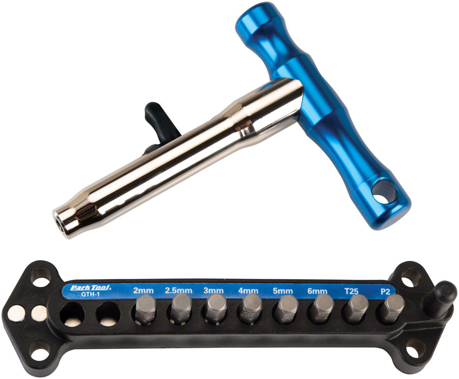 Park Tool QTH-1 Quick Change Bit Driver Set 8 bits