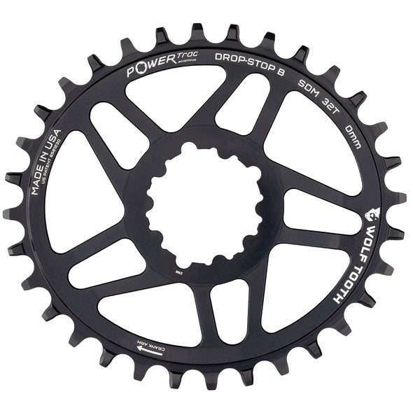 Wolf Tooth Elliptical PowerTrac Direct Mount Corona - 107mm - SRAM - nero