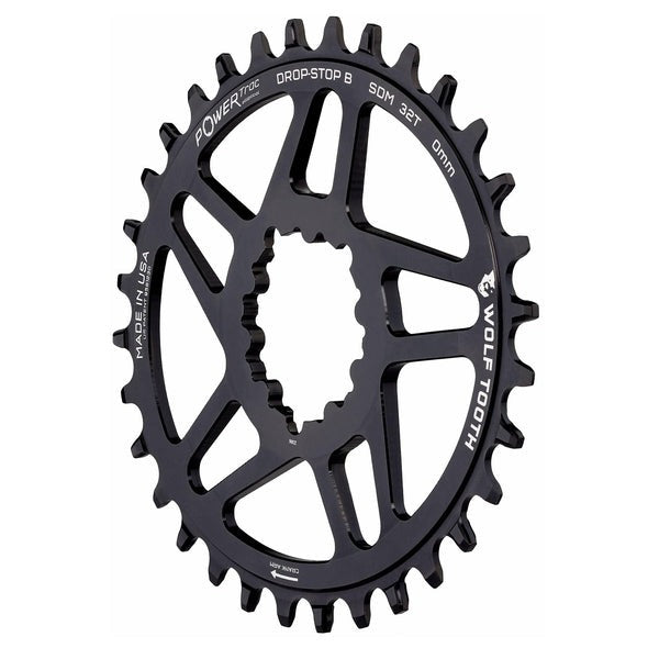 Powertrac Elliptical (Oval) SRAM Direct Mount Boost Chainring - Drop-Stop B