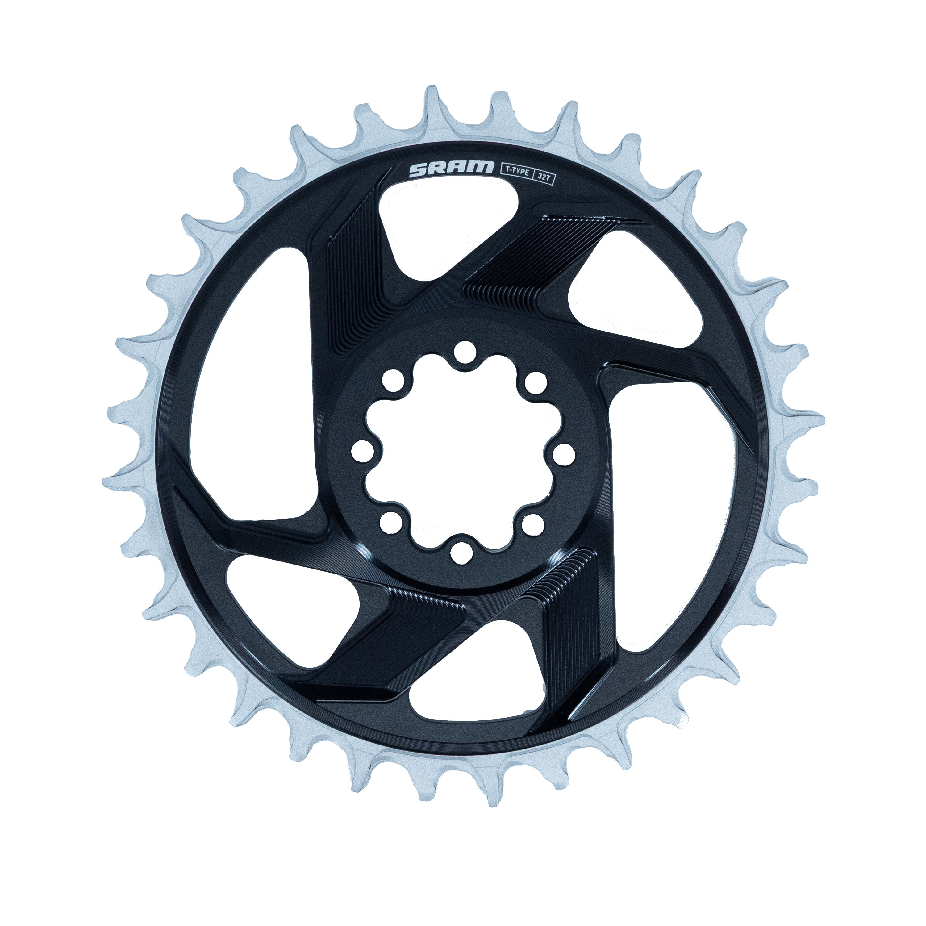XX DH Transmission T-Type Chainring - DM 8-Bolt - 6mm Offset