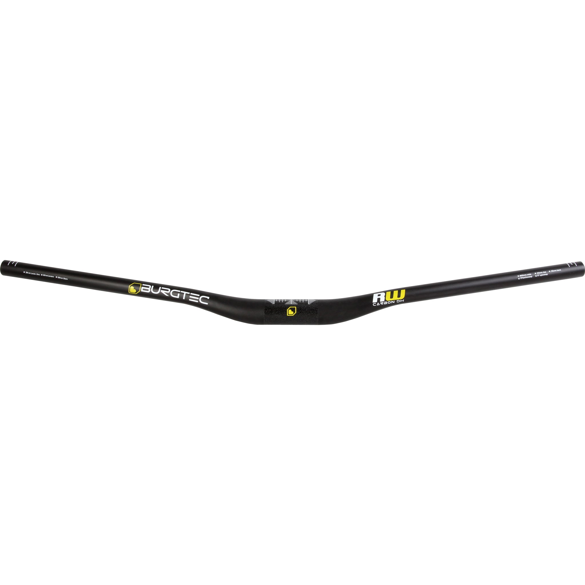 Burgtec Ride Wide CarbonDH Riser Bar - Riser Bar 35Mm 20/800