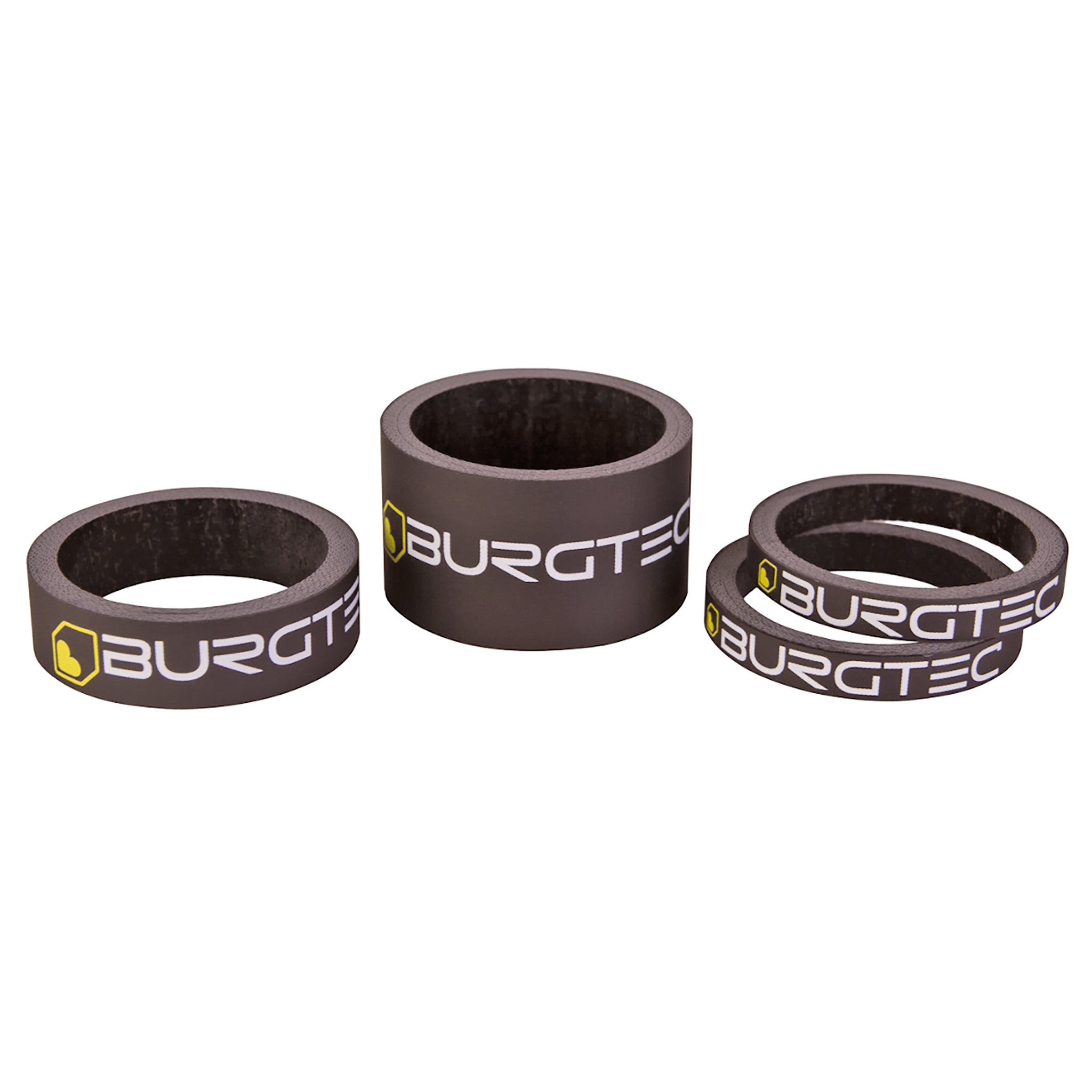 Carbon Stem Spacer Kit - Black
