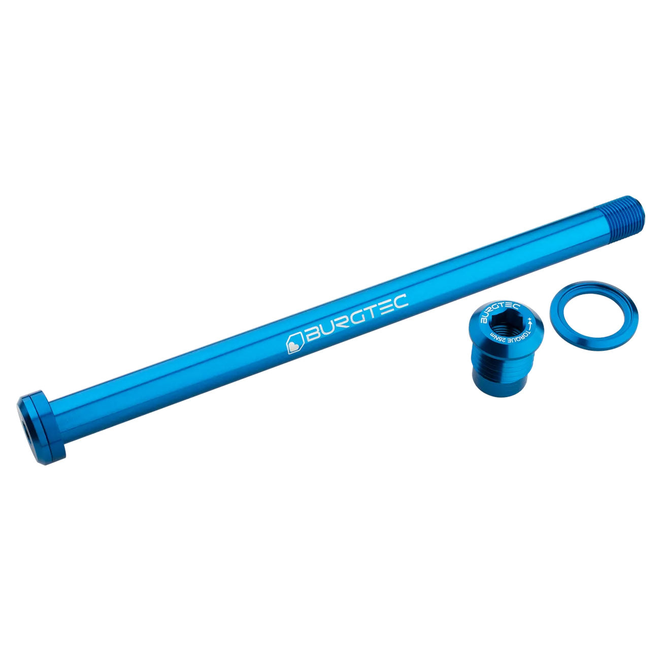 Burgtec 180mm x 12mm Replacement Rear Axles - 1.00Mm Deep Blue