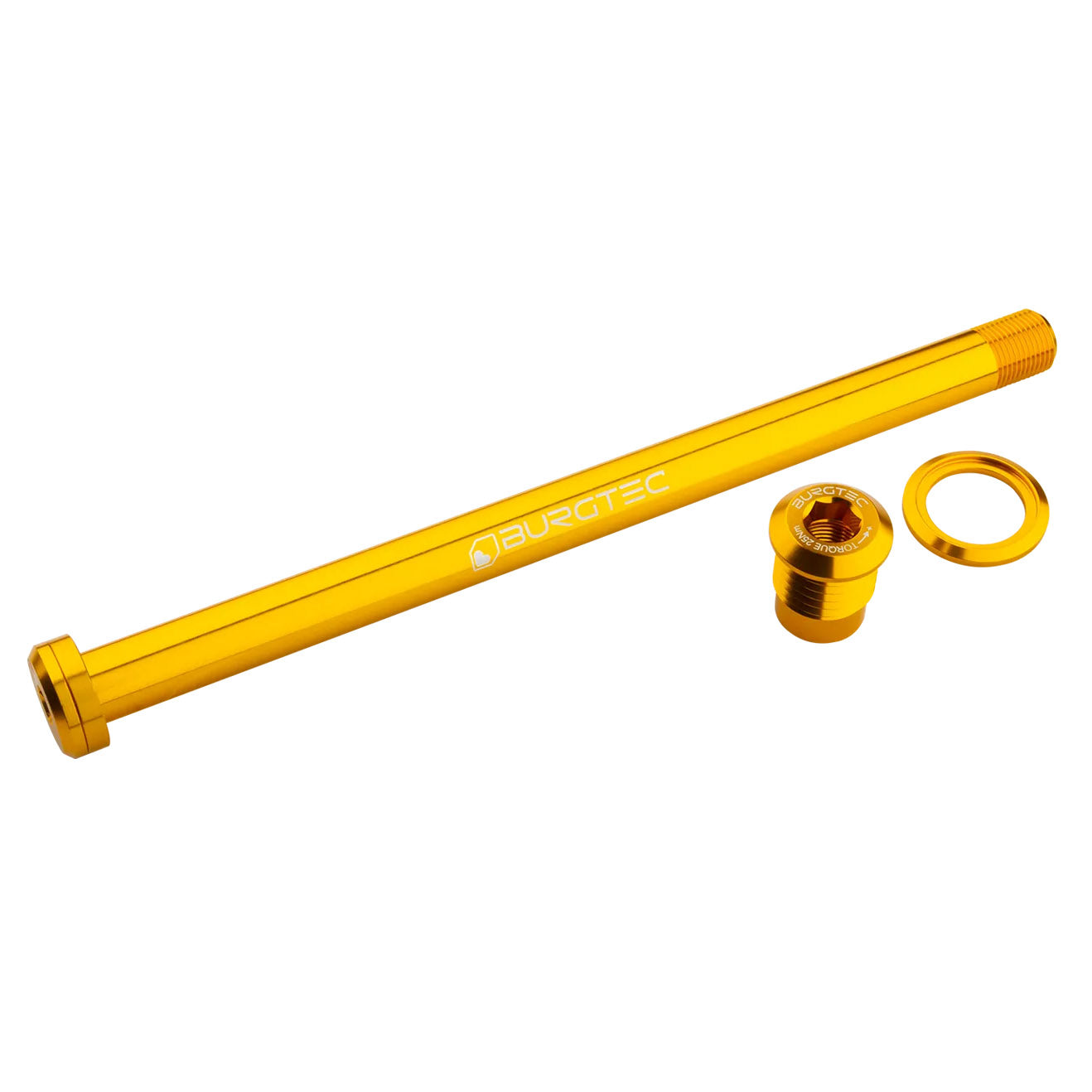 Burgtec 180mm x 12mm Replacement Rear Axles - 1.00Mm Burgtec Bullion