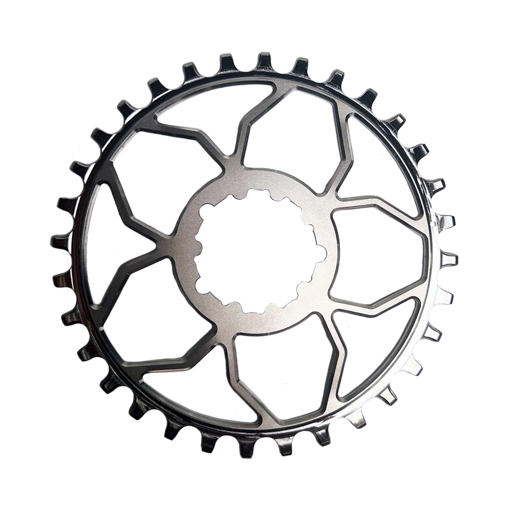 Titanium 3-Bolt Chainring 3mm Offset 30T - Raw/Silv