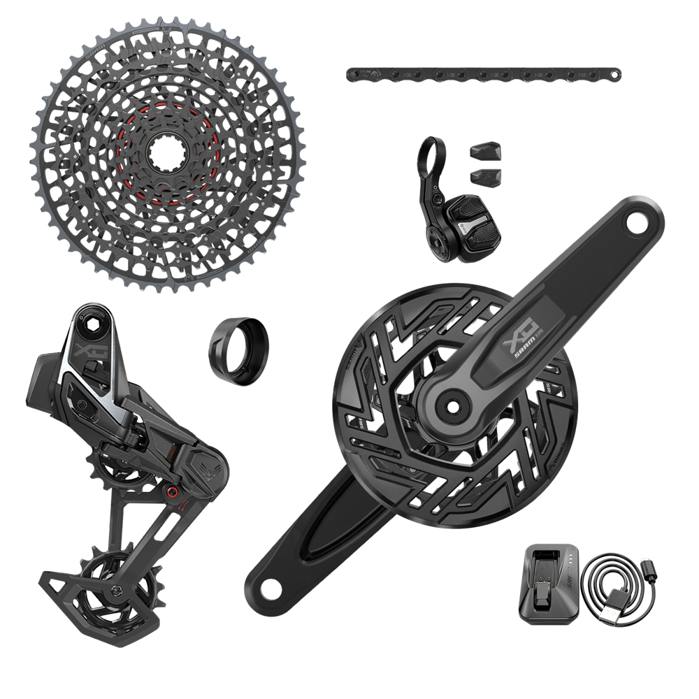 SRAM X0 Transmission T-Type Eagle AXS E-MTB Groupset - Bosch