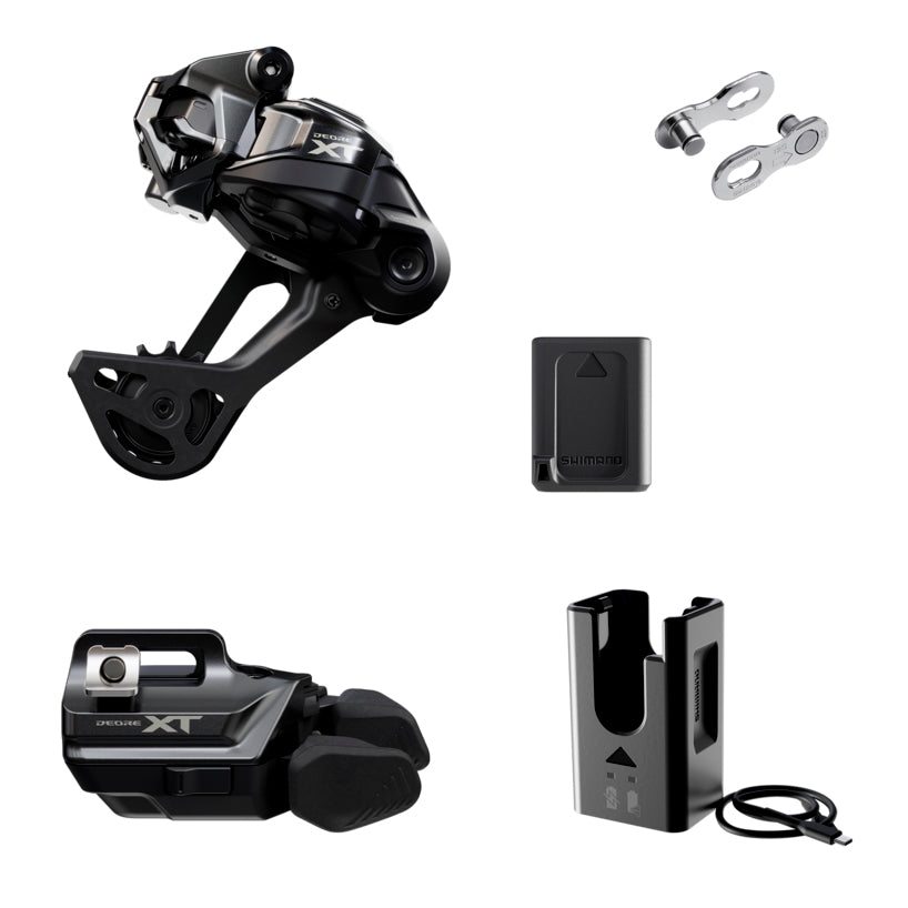 新型シマノXT Di2 M8250-SGS 12速アップグレードセットIspec Shimano XT M8250 Di2 Wireless Drivetrain Upgrade Kit - SGS