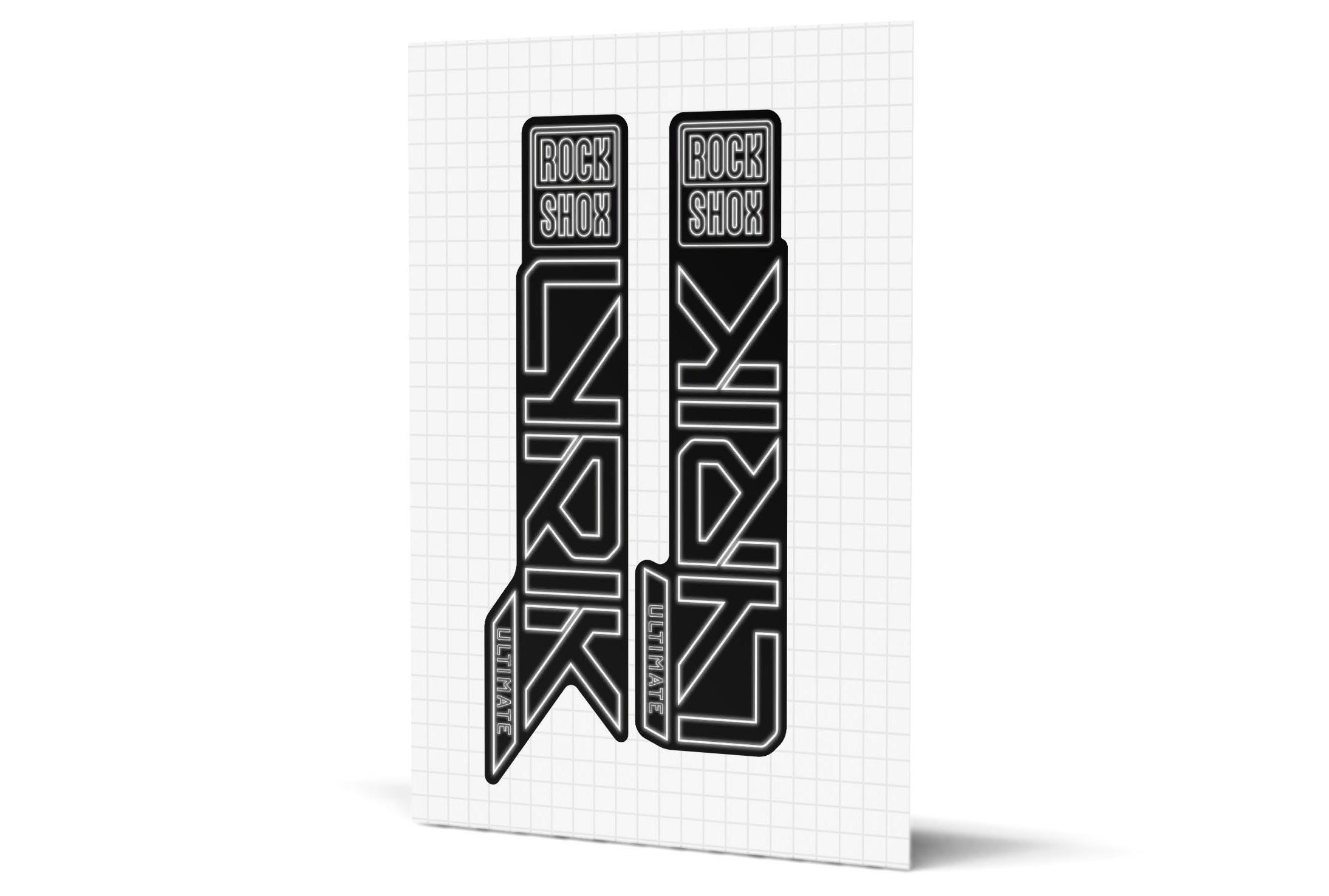 Lyrik Gloss Decals - Black Lowers