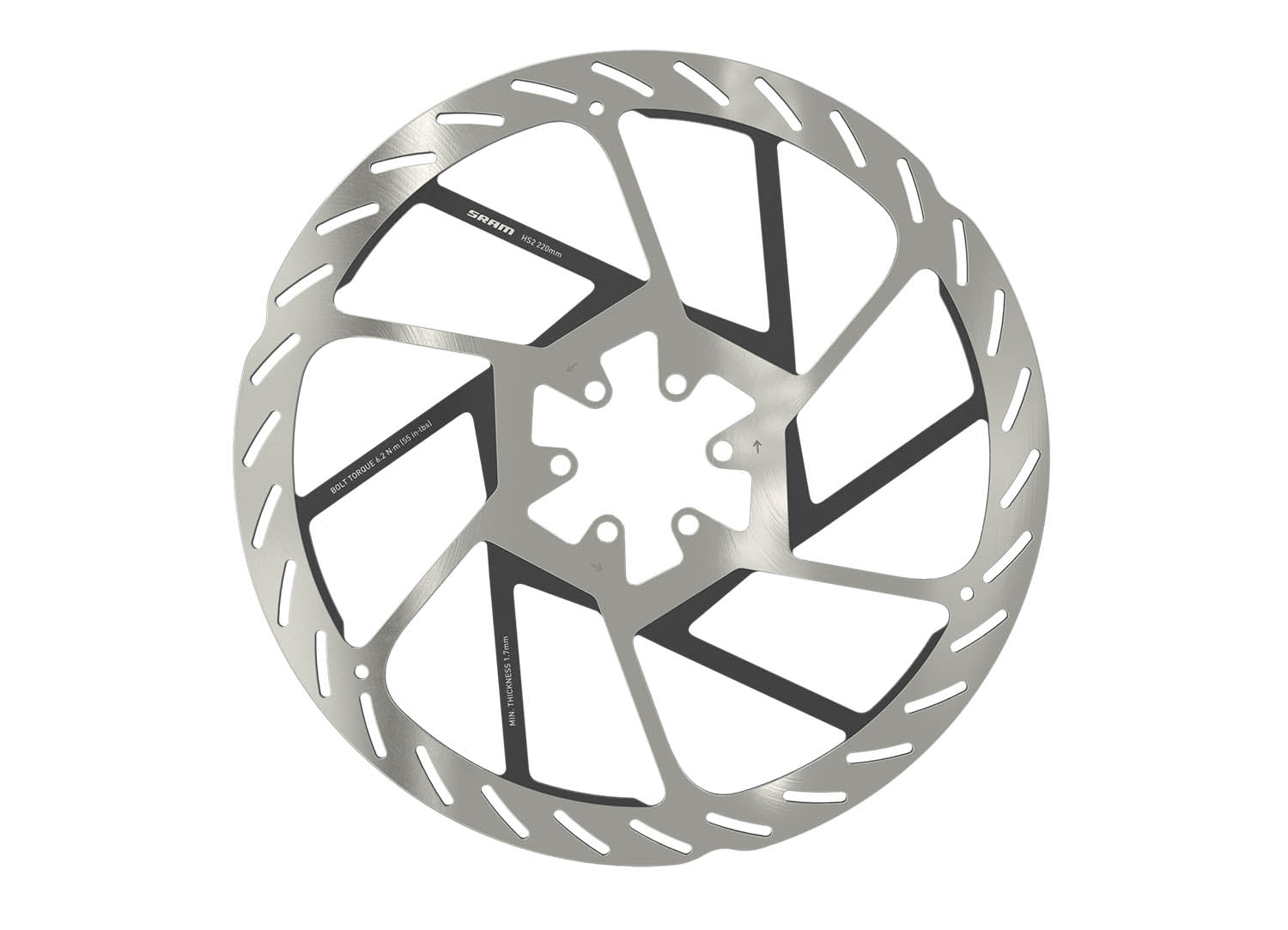 HS2 6-bolt Rounded Rotor