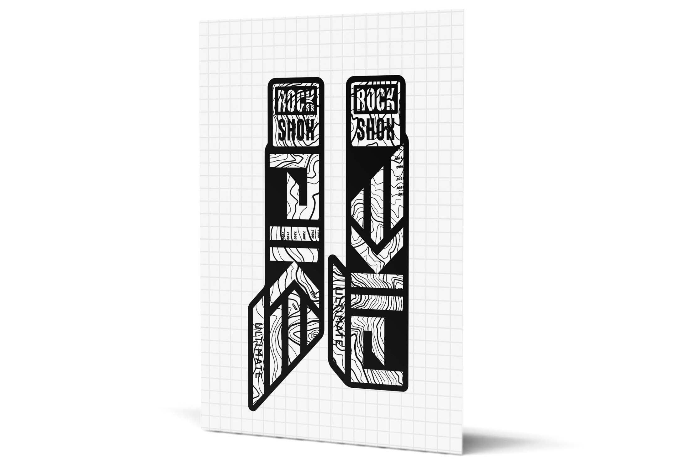 Pike Gloss Decals - Black Lowers