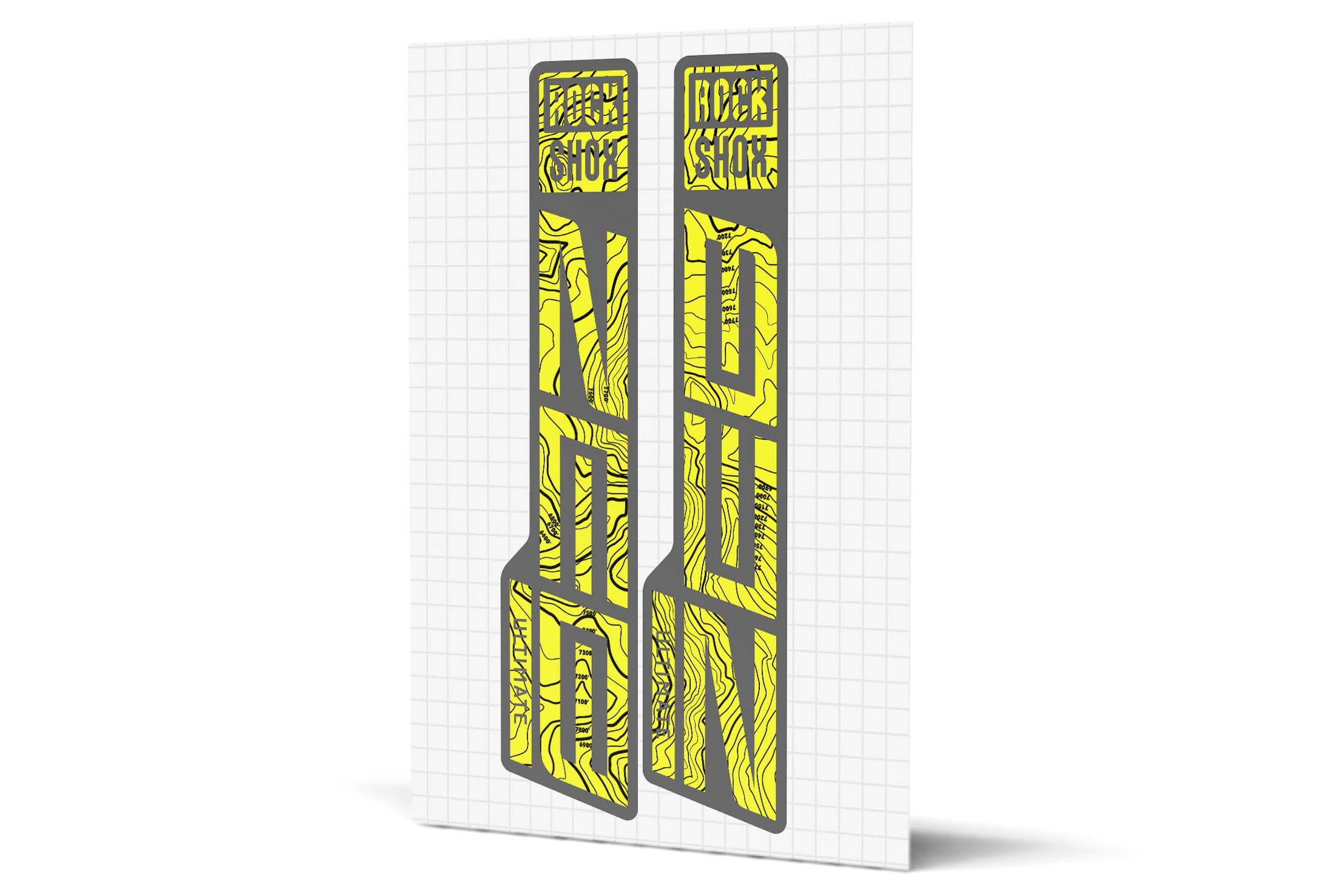 Zeb Matte Decals - Grey Lowers