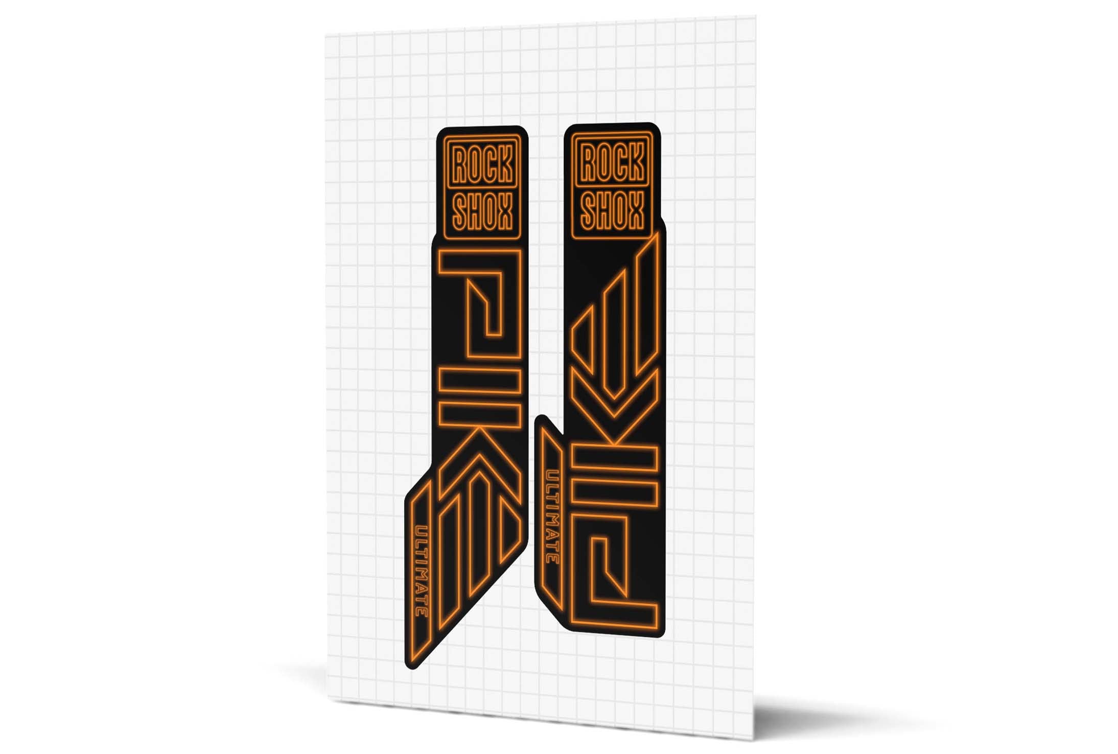 Pike Gloss Decals - Black Lowers