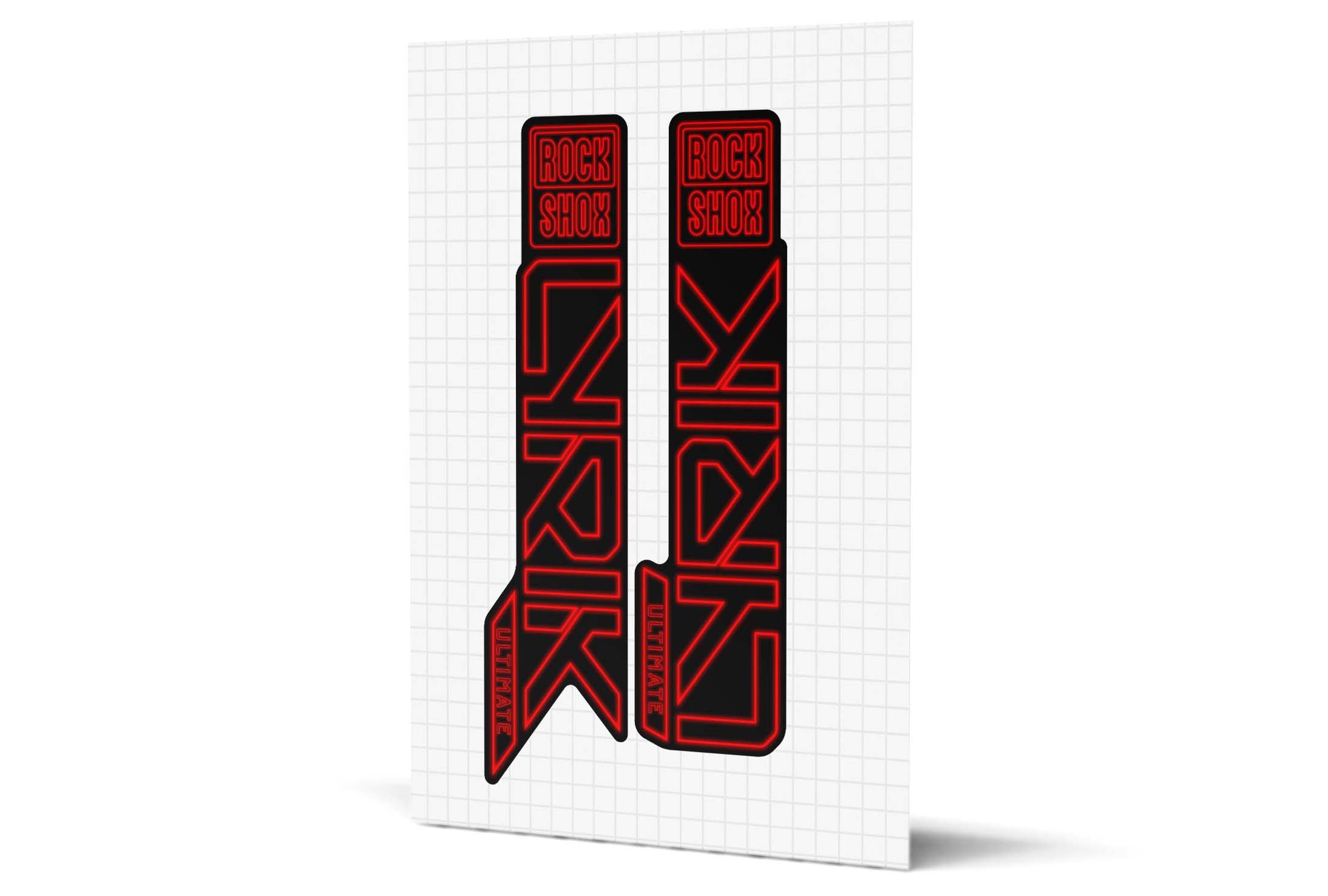 Lyrik Gloss Decals - Black Lowers