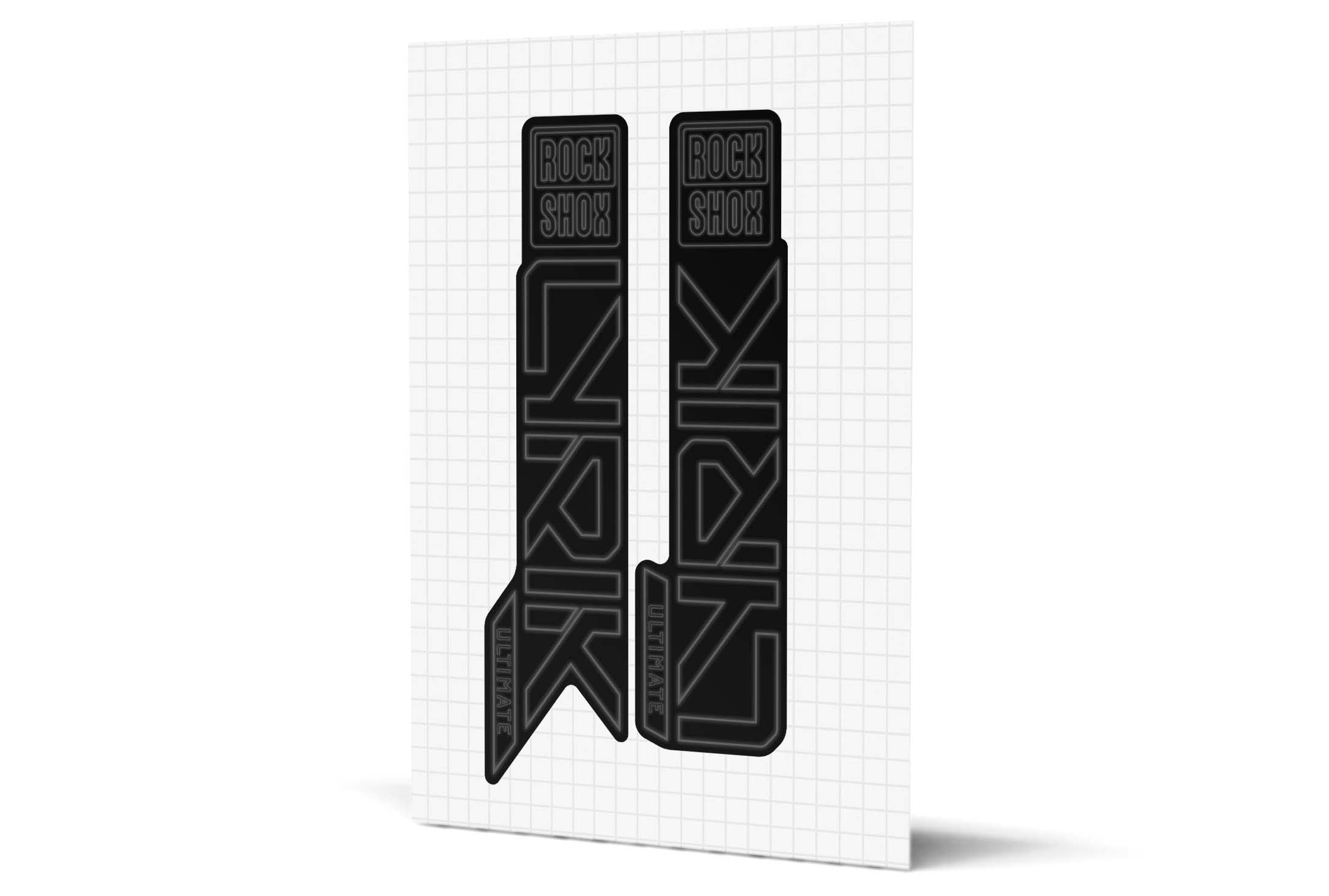 Lyrik Gloss Decals - Black Lowers