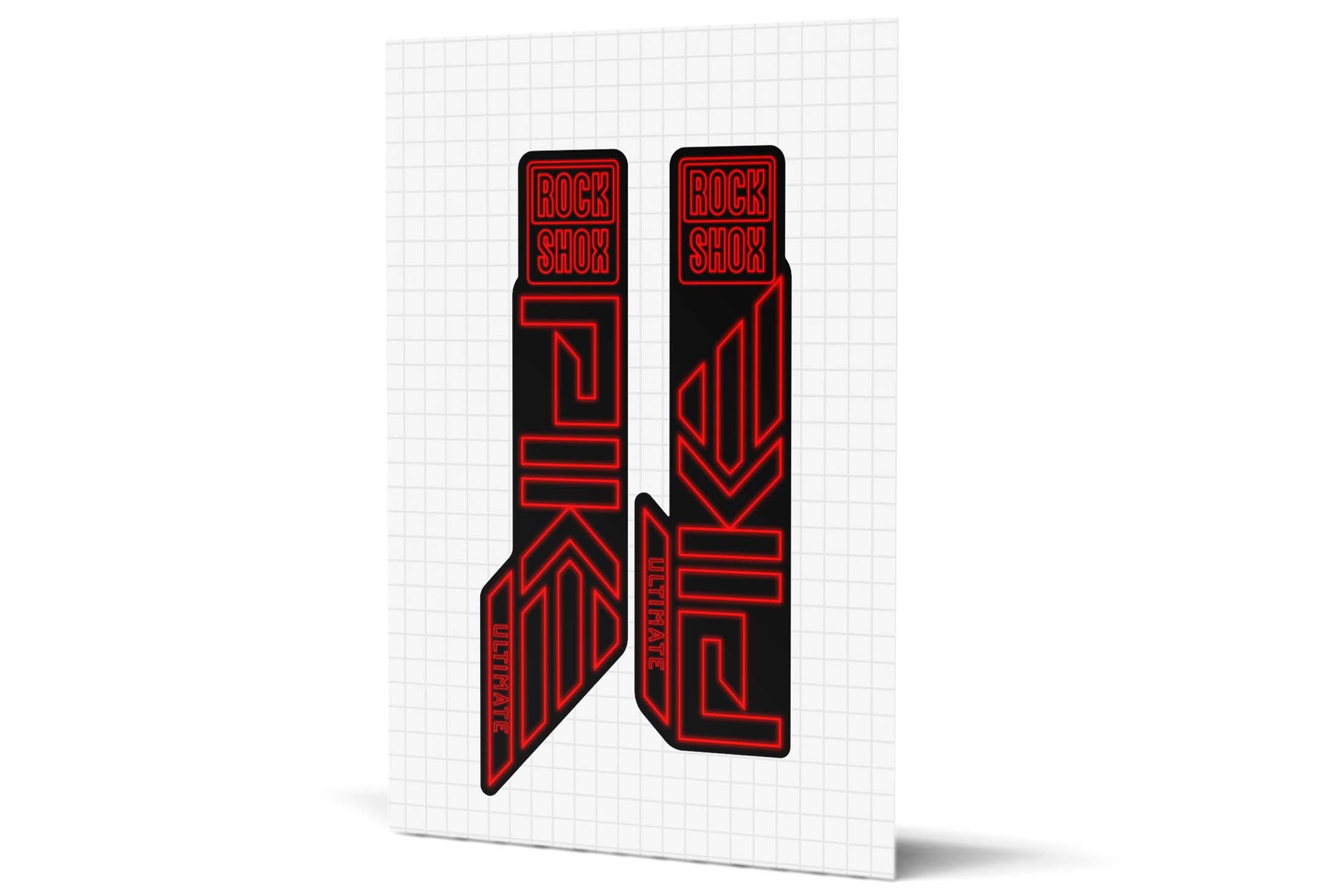 Pike Gloss Decals - Black Lowers