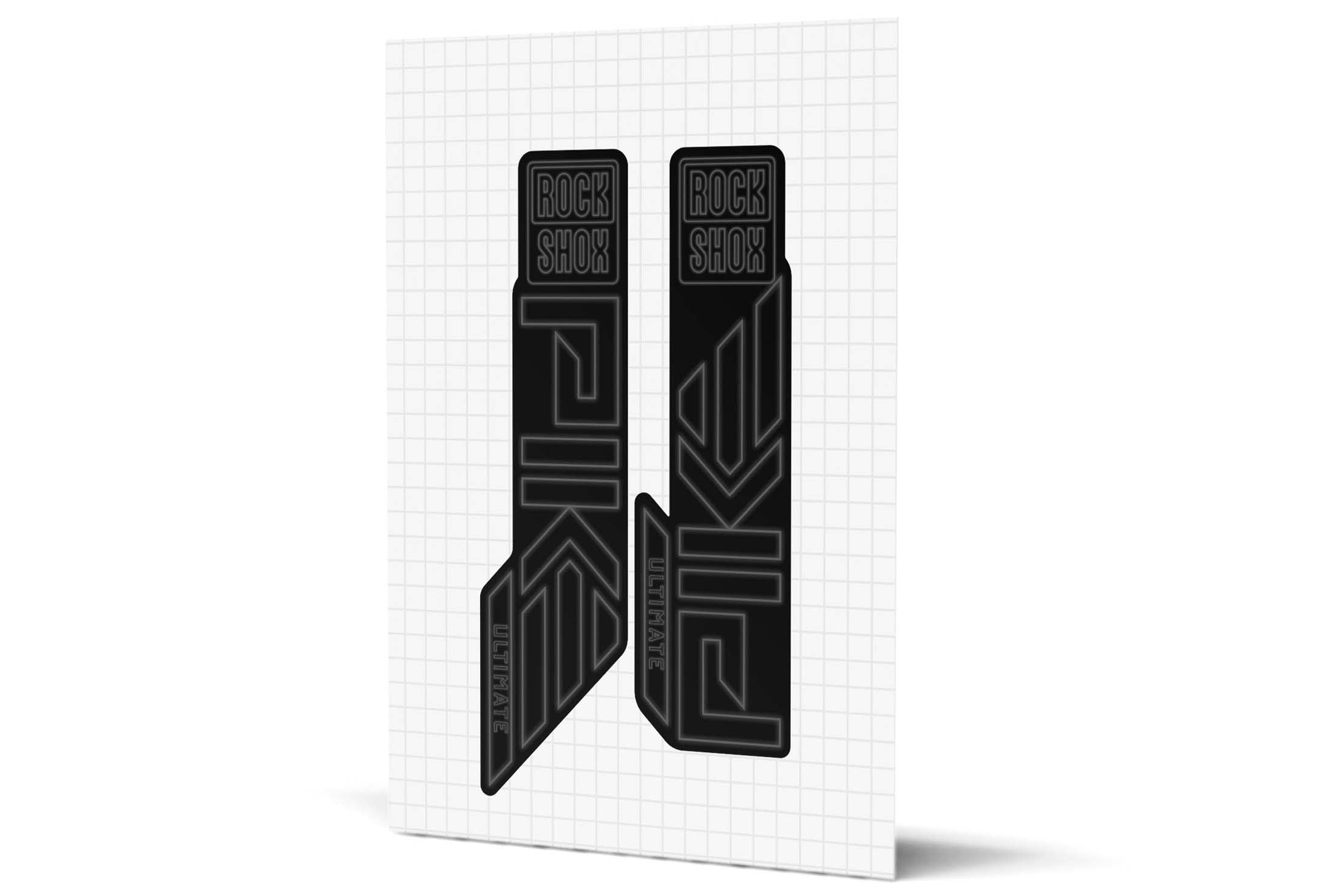 Pike Gloss Decals - Black Lowers