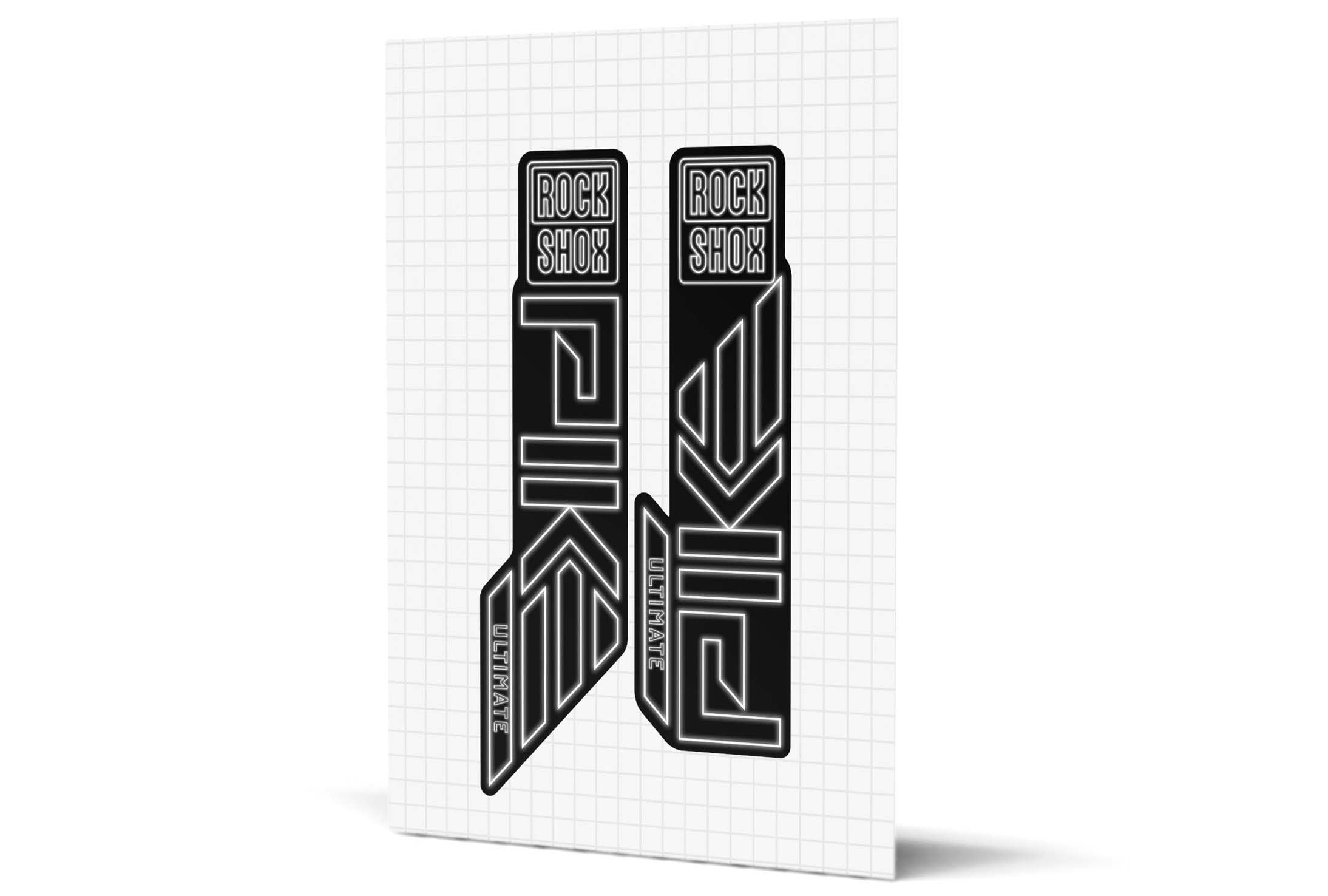 Pike Gloss Decals - Black Lowers