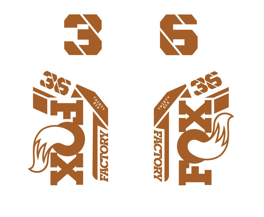 36 Factory Die Cut Decal Kit - Gloss Finish