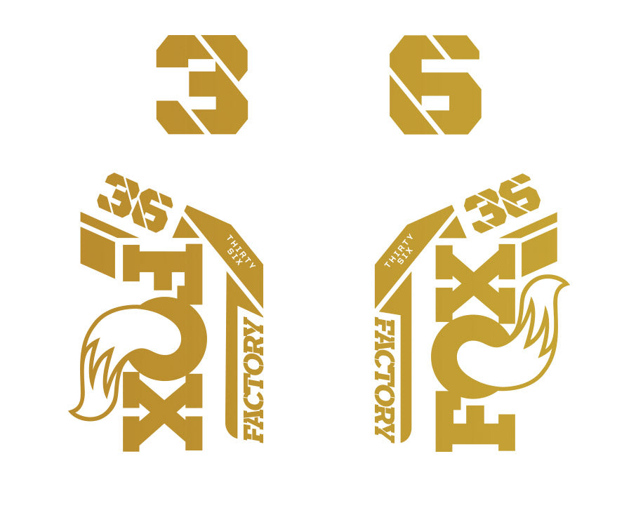 36 Factory Die Cut Decal Kit - Gloss Finish