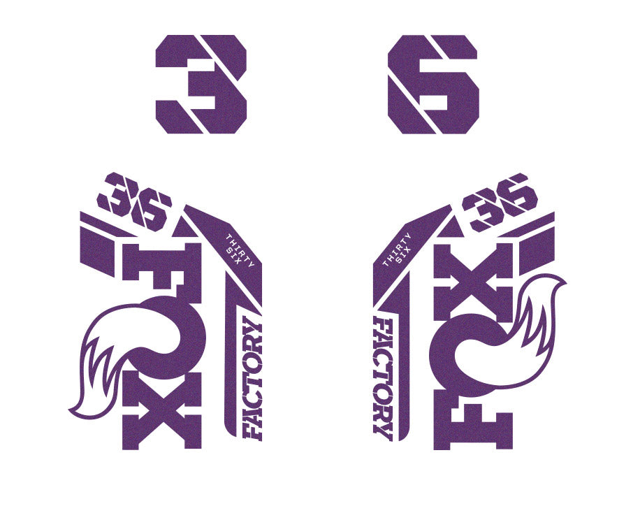 36 Factory Die Cut Decal Kit - Gloss Finish