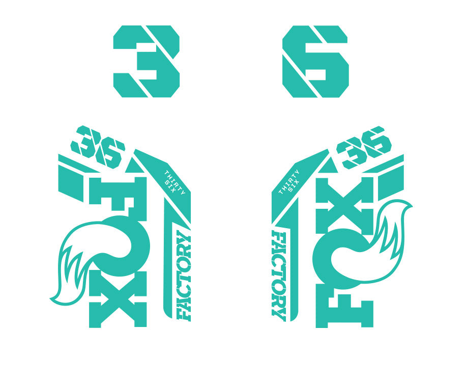 36 Factory Die Cut Decal Kit - Gloss Finish