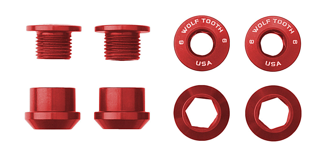 1x Alloy Chainring Bolts - Set of 4