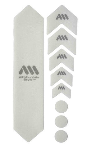 All Mountain Style AMS Frame Guard Full (XXL) Protection Stickers - Cheetah  Grey